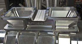 BUFFCO Hi Flow Ram DUAL BLACK   Carb 4500 Dominator Riser  All Billet Better Flow and HP